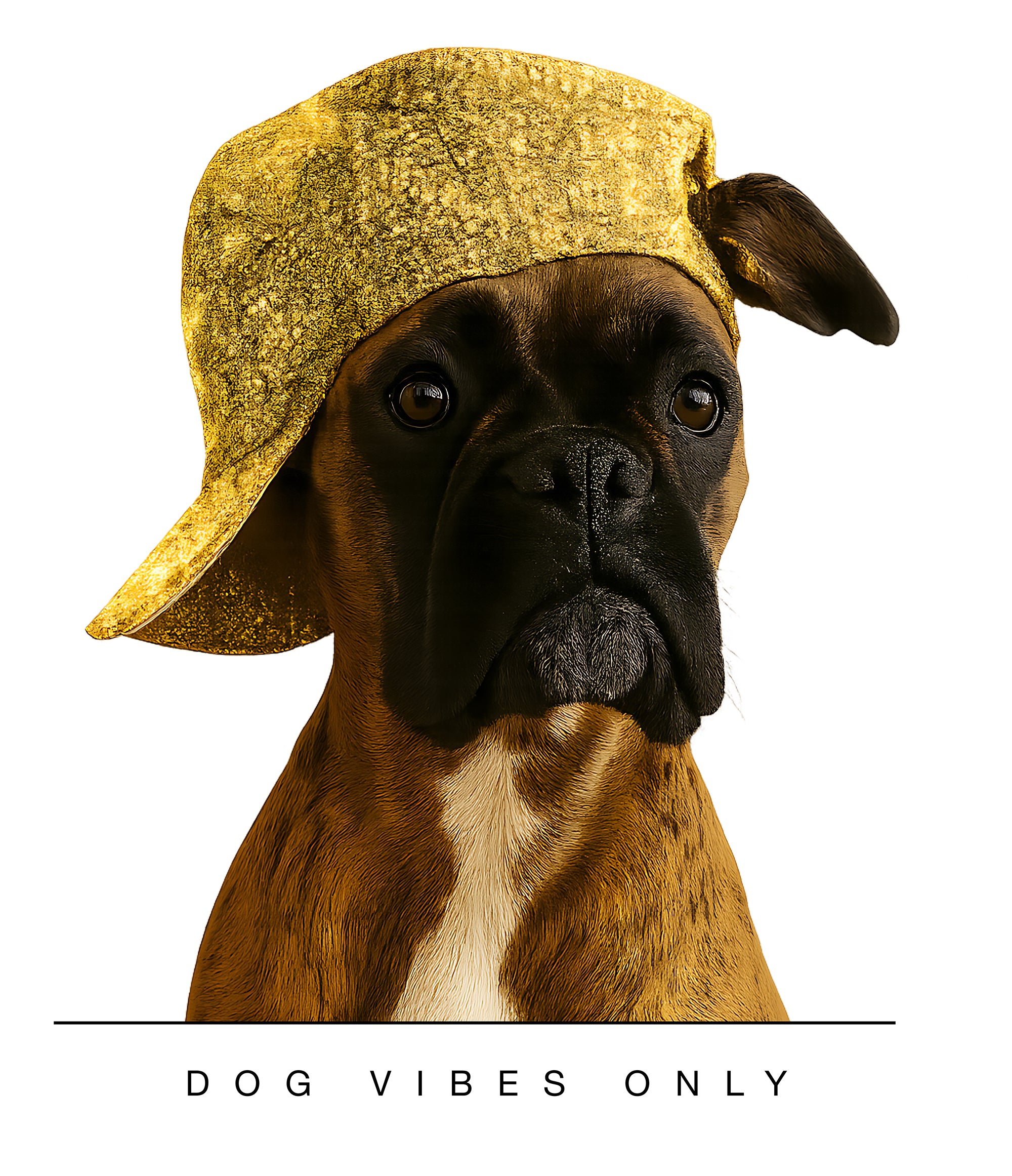 Dog Vibes Only – witzigem Boxer-Motiv, Streetwear-Stil