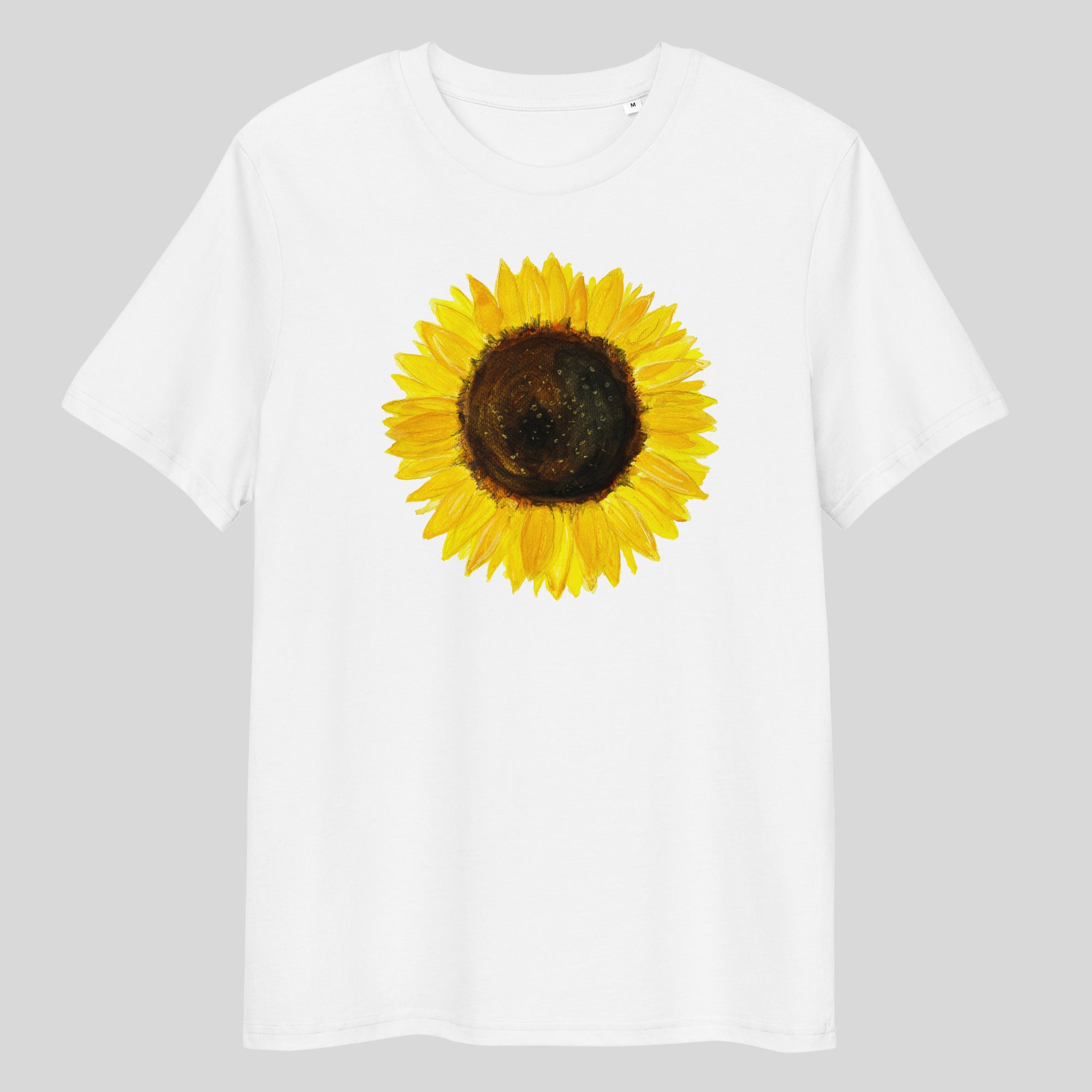 Sonnenblumen T-Shirt aus Bio-Baumwolle – nachhaltige Mode für den Sommer