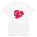 T-Shirt aus Bio-Baumwolle – mit Rosenmotiv